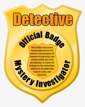 This Free Icons Png Design Of Detective Or Police Badge #1516574