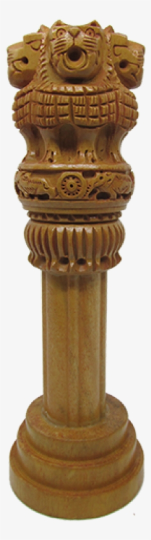 Wooden Ashoka Pillar Vastu Enhancer & Remedy - Ashok Stambh In Transparent #1516836
