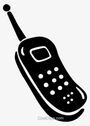 Cellular Phones Royalty Free Vector Clip Art Illustration - Celular Clipart Png #1517075