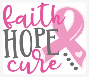 Faith Hope Cure Breast Cancer Awareness Ribbon Women's - Faith Hope Cure #1517136