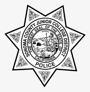 Sonoma County Junior College District Police Badge - Santa Rosa Police Badge #1517222
