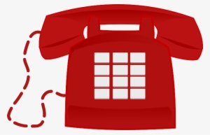 Phone-154615 640 - Clip Art Red Phone #1517276