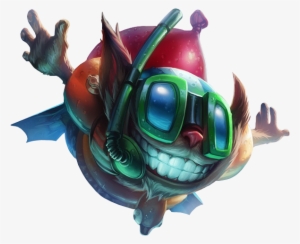 Pool Party Ziggs Skin Png Image - Lol Summer Splash Art #1518461