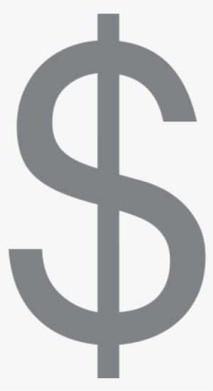 Grey Dollar Sign Png #1518466