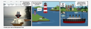 Lighthouse - Cartoon #1518582