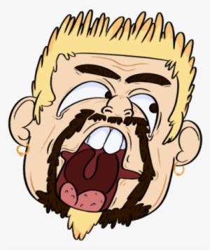 Guy Fieri Head Png Clip Library Stock - Guy Fieri Drawing #1519042
