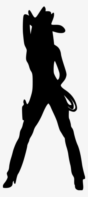 Sexy-cowgirl File Size - Cowgirl Silhouette #1519117