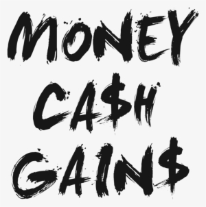 Money Cash Gain$ Brush Stroke #1520041