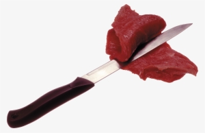 Meat And Knife Png Picture - Knife In Meat #1520660