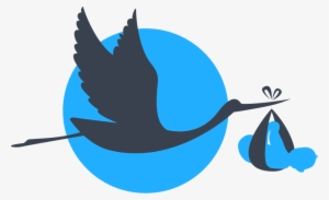 Baby Boy Stork Png Picture Royalty Free Download - Stork Baby Png #1520960