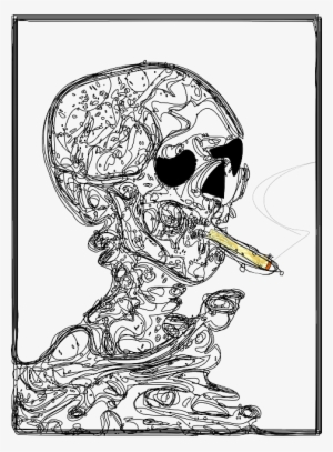 Smoking Kills, Skull, Smoking, Smoke, Deadly, Death - Van Gogh Skull Tattoo #1521179