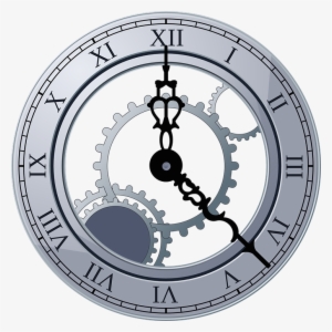 Death Clock Guessing Your Age Of Death - Clock With Gears Free Clip Art #1521373