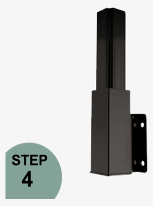 Regal Railing Side Mount Post Bracket - Fascia Mount Railing Bracket #1522167