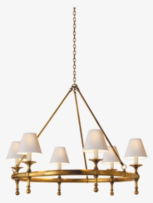 Classic Ring Chandelier - Visual Comfort Ring Chandelier #1522776
