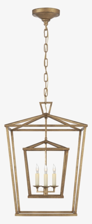 Open Lantern Light Large - Visual Comfort Chc2178gi E. F. Chapman Darlana 3 Light #1522955