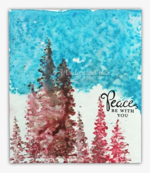 It's Cold Press Watercolor Paper So That's What Makes - Christmas Tree #1523209