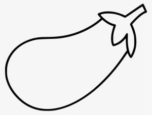 Eggplant Comments - Eggplant Clipart Black And White #1523231