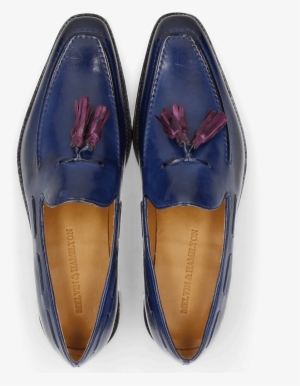 Loafers Leonardo 1 Saphir Tassel Eggplant - Slip-on Shoe #1523738