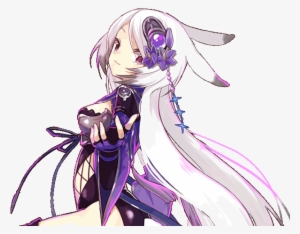 Lunar Hare Eggplant Dialogue Render - Jpeg #1524306