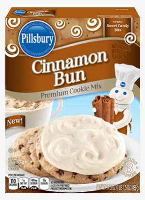Pillsbury™ Cinnamon Bun Flavored Cookie Mix - Pillsbury Cinnamon Bun Cake Mix - 15.25 Oz Box #1525038