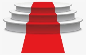 Carpet Podium - Red Carpet Vector Png #1526311