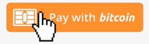 Pay With Bitcoin Button - Transparent Bitcoin Accepted Here Stickers #1526498