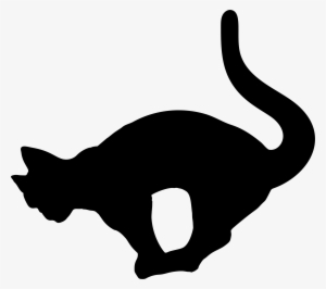 This Free Icons Png Design Of Balancing Cat Silhouette #1526914
