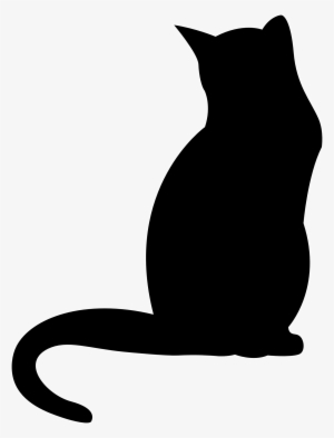 Pin Dzieciaki Domu On Kot Grafiki I Szablony Cat Silhouette - Cats Shadow #1527404