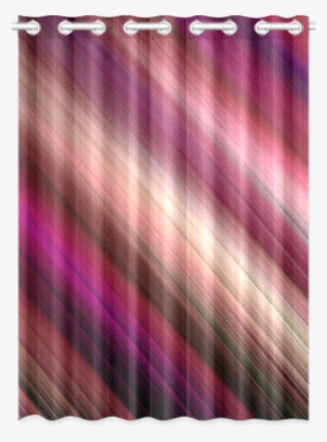 Pink Red Burgundy Gradient Diagonal Stripes New Window - Curtain #1527562