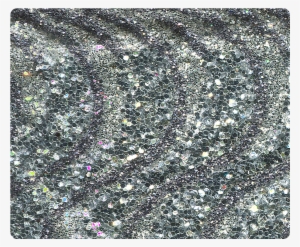 41 Silver Grey Wave Sparkle Fabric Swatch - Silver #1527750
