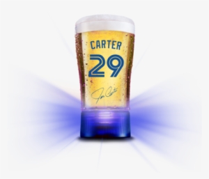 Budweiser Joe Carter Home Run Glass - Blue Jays Home Run Glass #1527753