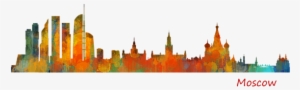Bleed Area May Not Be Visible - Moscow City Skyline Hq V2 #1529619