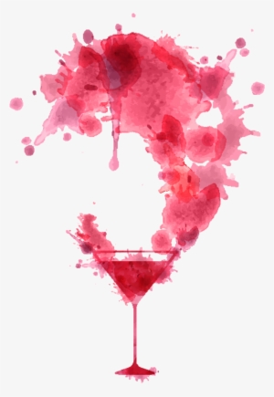 Ftestickers Watercolor Drink Cocktail Martini - صور غلاف قاءمه مشروبات #1529772