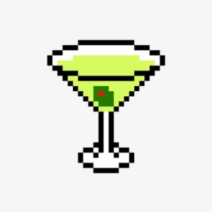 8-bit Martini - Pixel Art Puppet #1529988