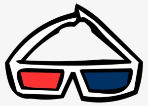 3d Glasses Old - 3d Glasses Clipart #1530116