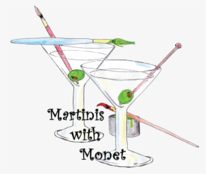 Martinis With Monet - Logo #1530256