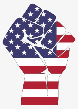 Flag Of The United States Thirteen Colonies Raised - American Flag Fist #1531008