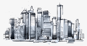 Skyscraper Png Picture - New York Building Sketch #1531143