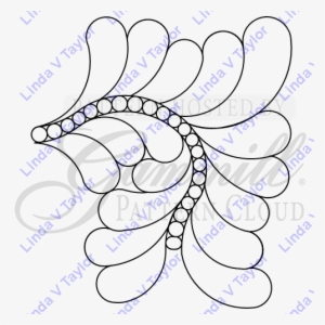 Lt 2244 Feather Border Corner - Red Tide Siesta Key 2018 #1531531