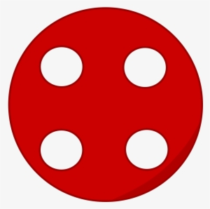 Red Button - Car Wheel #1531720