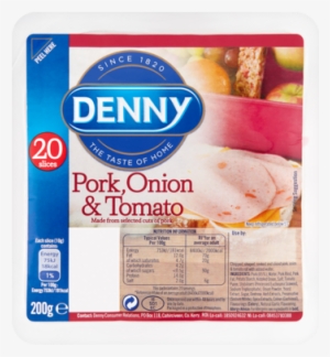 Pork, Onion & Tomato 20 Slices - Denny Pork, Onion & Tomato 20 Slices 200g #1531799