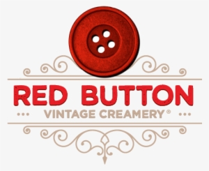 Red Button Vintage Creamery Brings A Spoonful Of Smiles - Red Button Ice Cream Logo #1531833