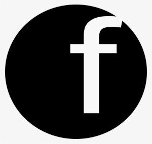 Facebook Logo Png - Facebook Logo Png Black Round #1531898