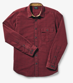 Red Button Down Fishing Shirts Png Red Button Down - Filson Rustic Oxford Shirt #1532001