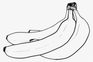 Banana Clipart Single Banana - Banana Line Art #1532068