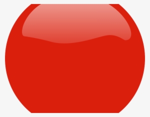Red Button Badge Circle Gloss - Circle #1532178