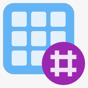 Hashtag Activity Grid Icon - Hashtag #1532236
