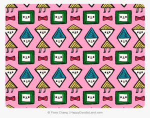 Shape Friends Pattern © Flora Chang #1532338