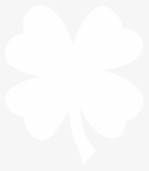 White Four Leaf Clover Png Download - Four Leaf Clover White #1533495