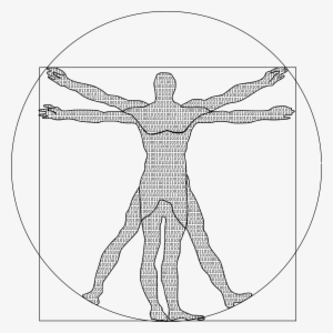 File - Digisapiens - Vitruvian Man Png #1533725